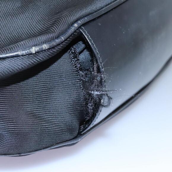 GUCCI Bamboo Hand Bag Nylon Black 001 2058 1577 5 - Picture 11 of 16